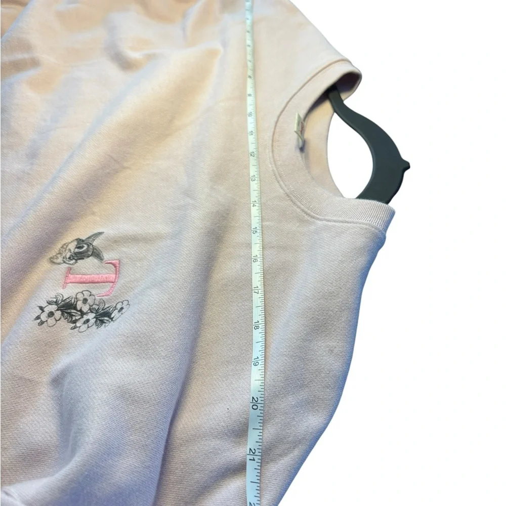 Uniqlo UT Disney Bambi Thumper Sketchbook Oversized Crewneck Lilac XL - Picture 10 of 11